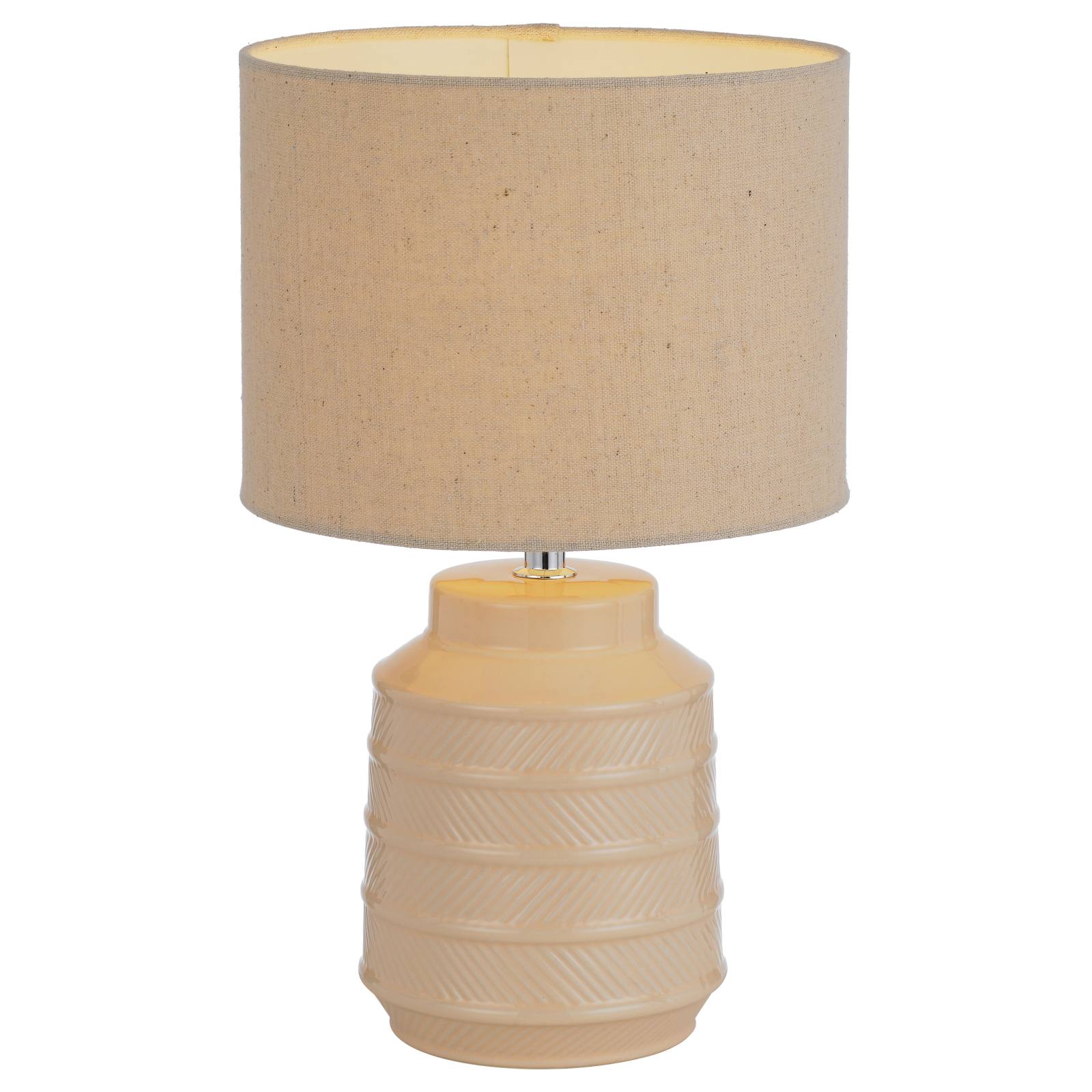 Shelby Table Lamp, Cream Shade