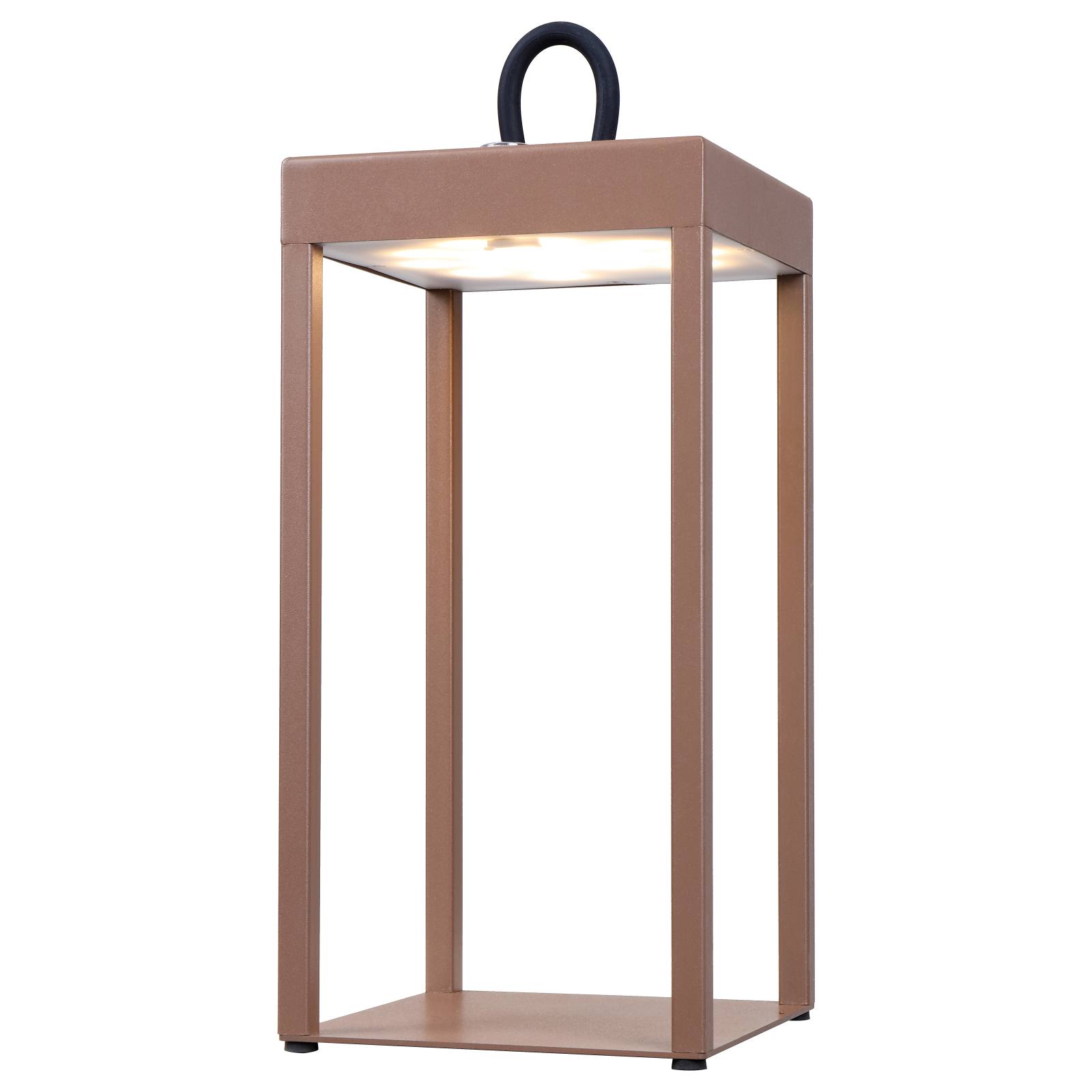 Sotra Rechargeable Table Lamp, Brown