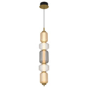 Torso 5 Light Pendant Light, Brass