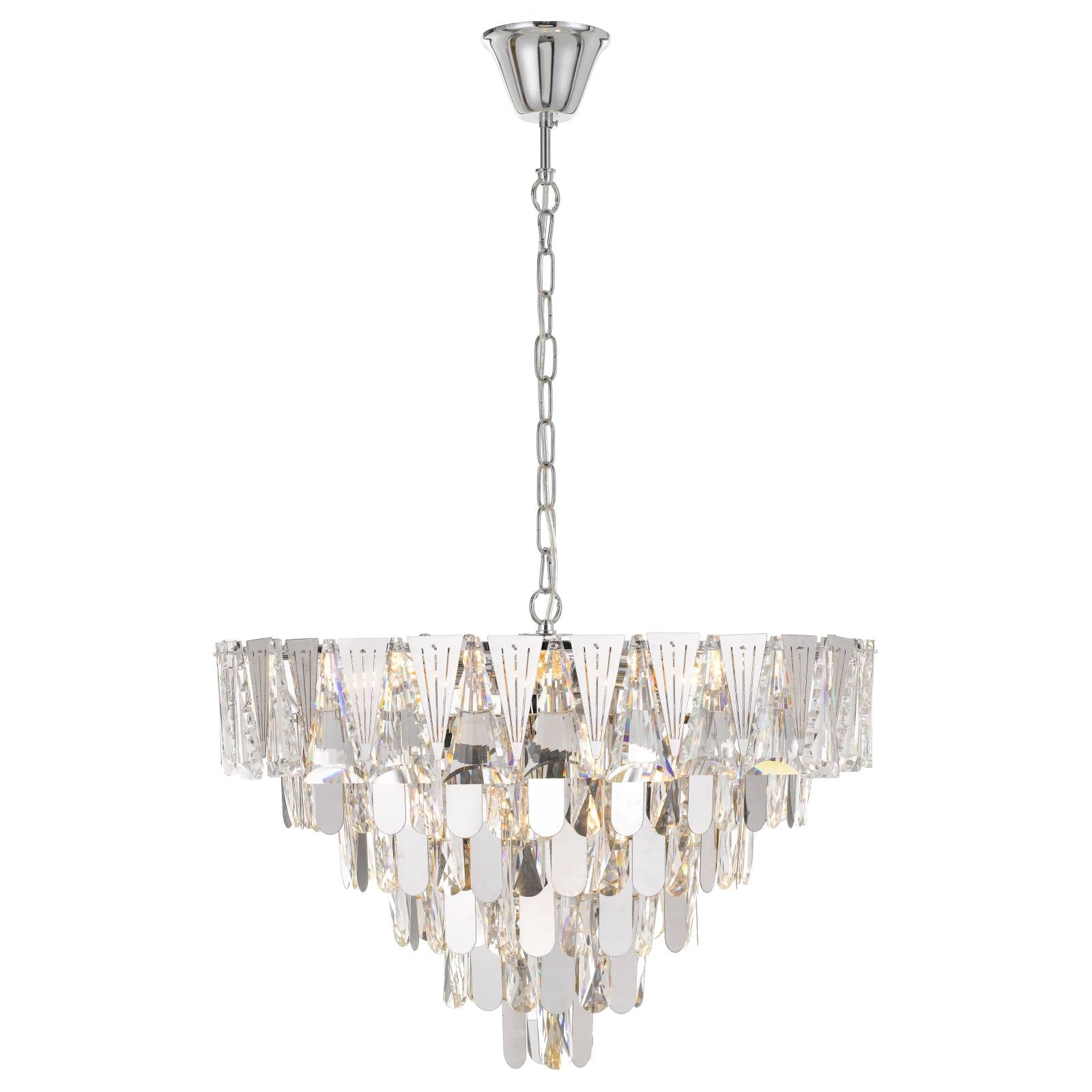 Valerie 60cm Pendant, Chrome