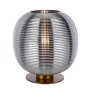 Viken Table Lamp, Antique Chrome