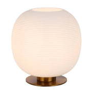 Viken Table Lamp, Antique Opal