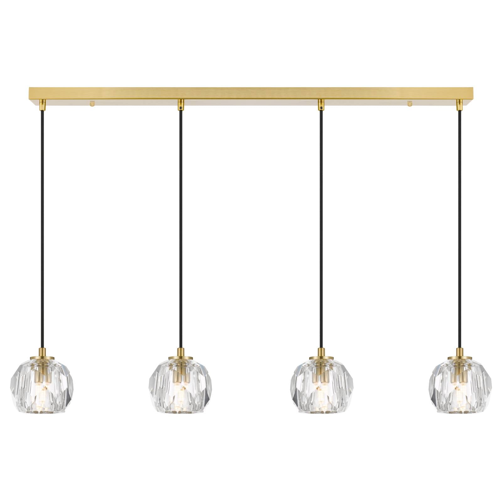 Zaha 4 Pendant, Antique Gold