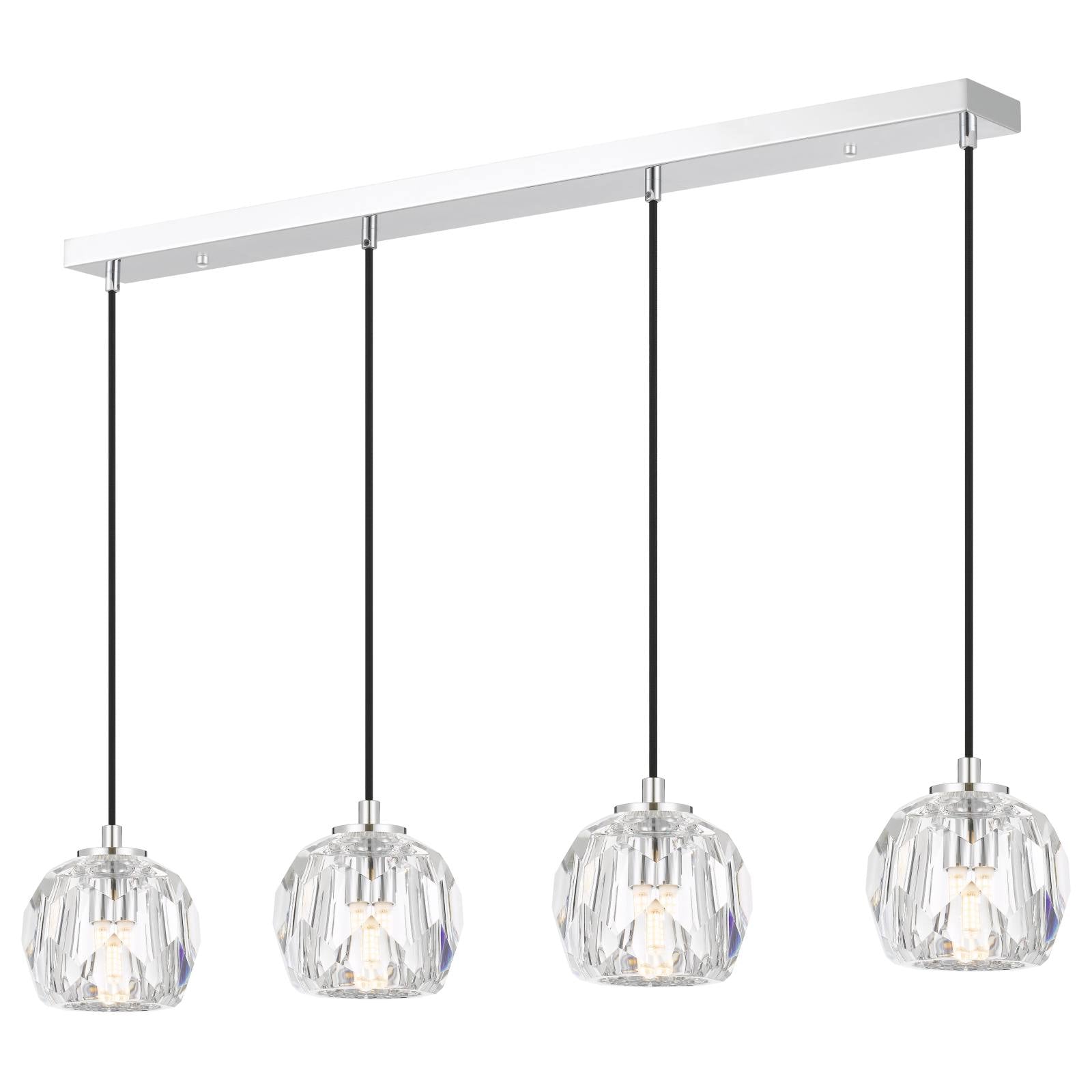 Zaha 4 Pendant, Chrome