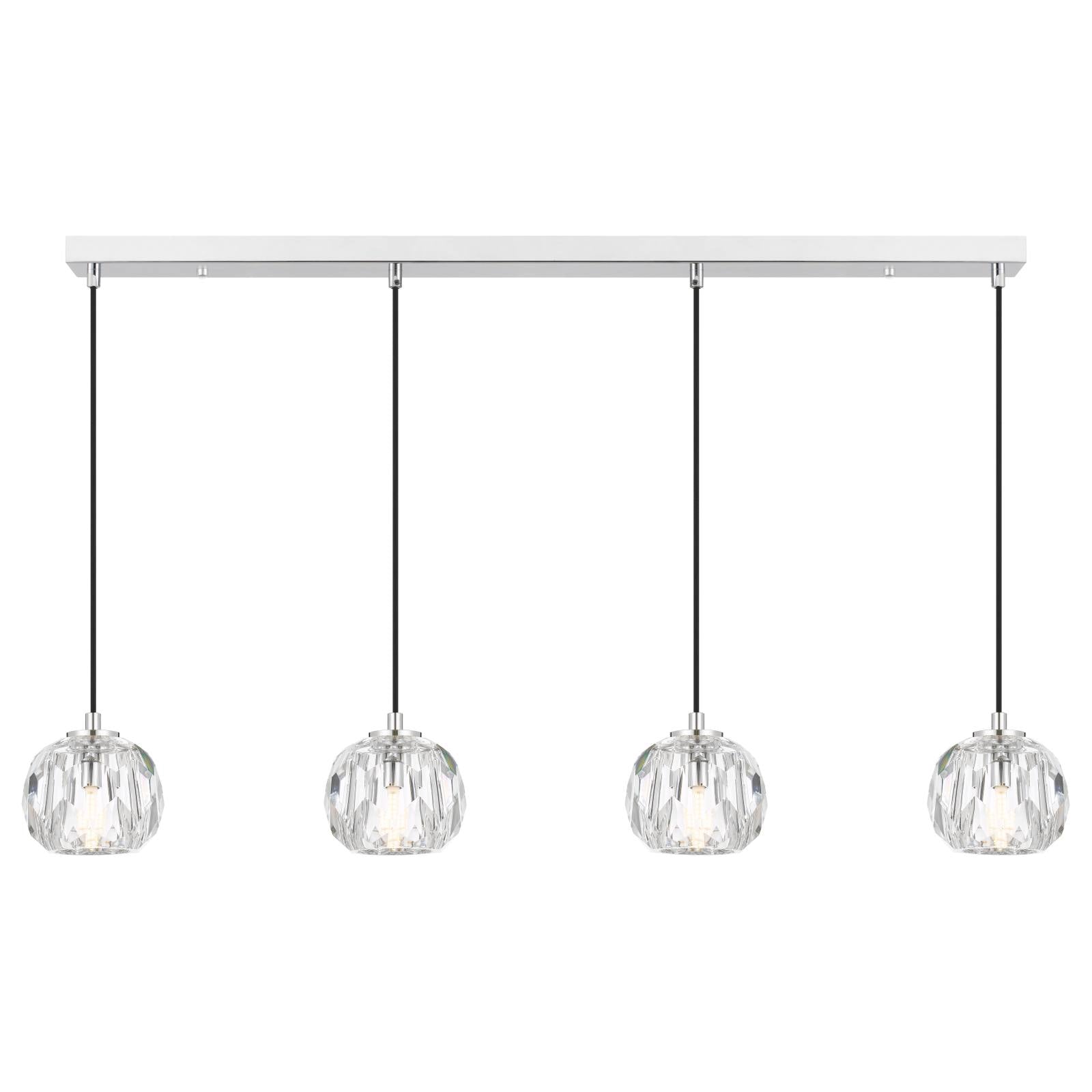 Zaha 4 Pendant, Chrome