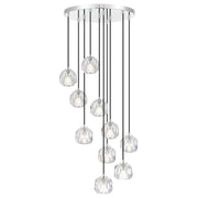 Zaha 10 Pendant, Chrome