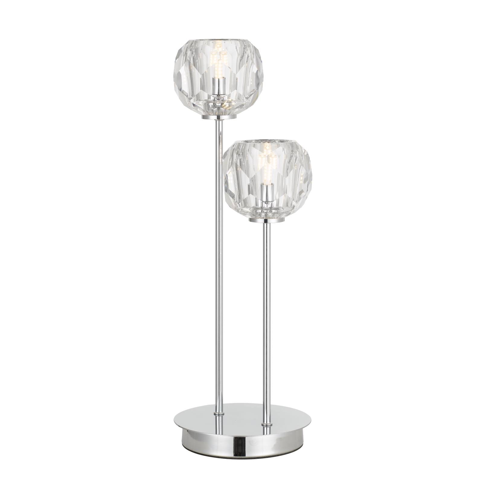 Zaha 2 Table Lamp, Chrome