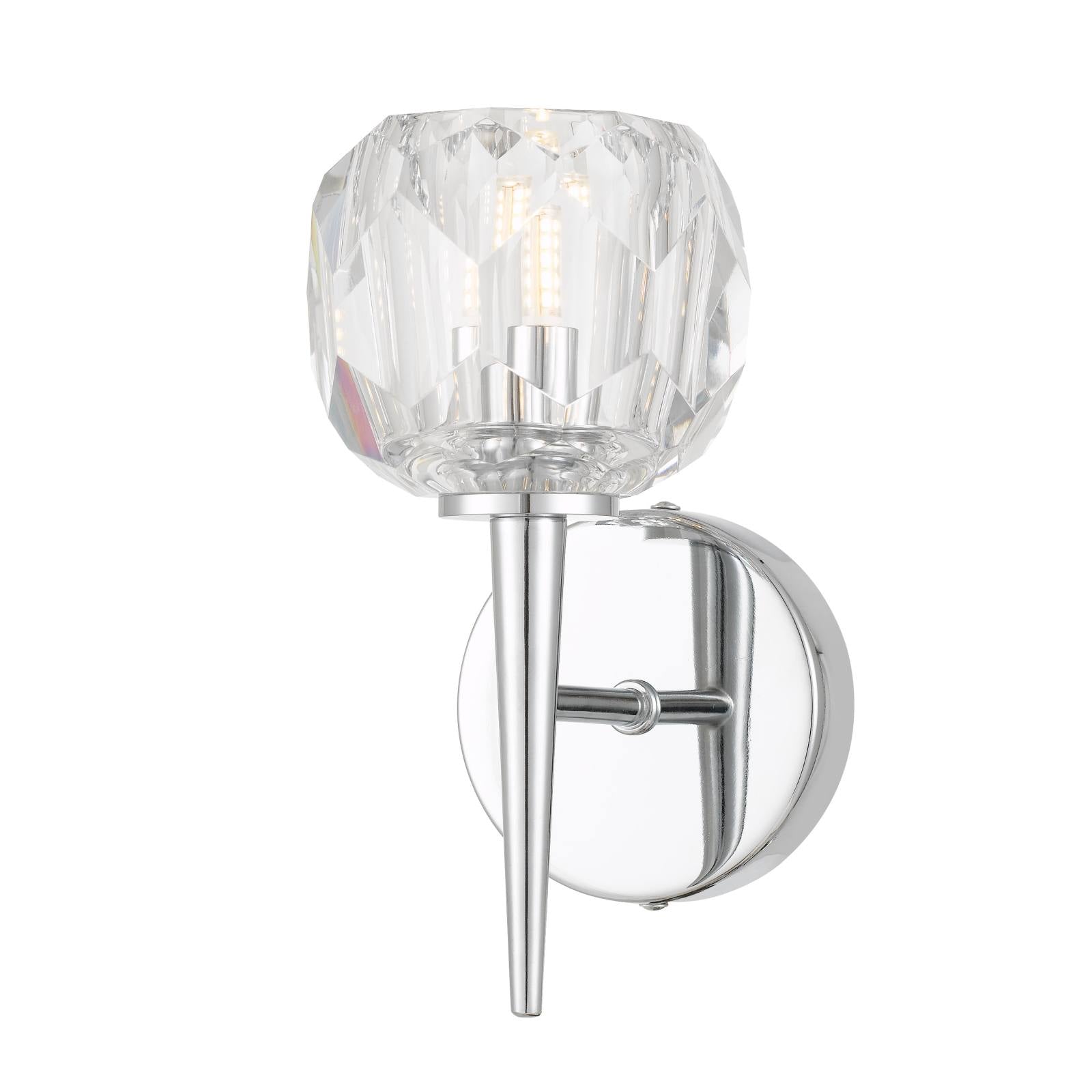 Zaha 1 Wall Lamp, Chrome