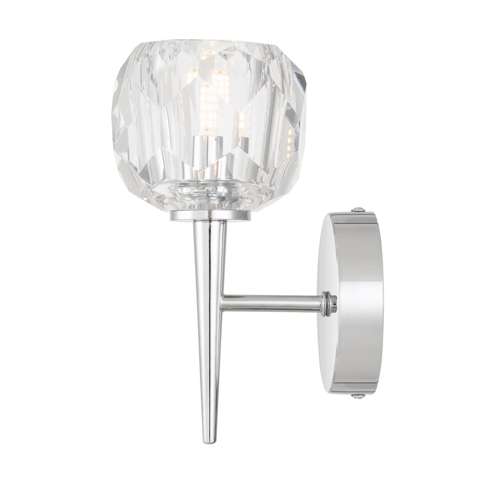 Zaha 1 Wall Lamp, Chrome