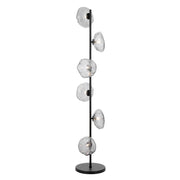 Zecca Floor Lamp, Black Smoke
