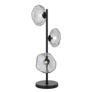 Zecca 3 Lights Table Lamp, Black Smoke