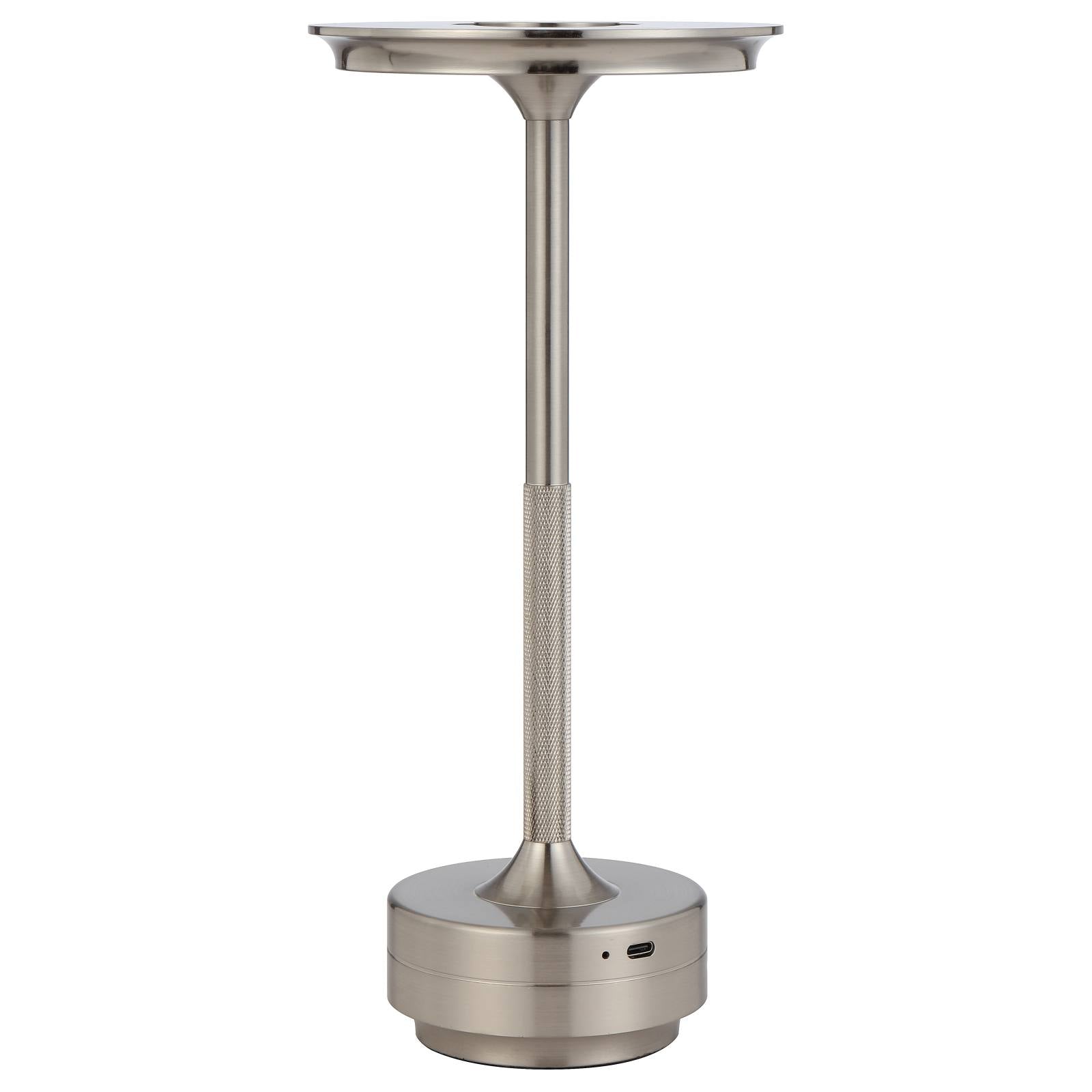 Zico Rechargeable Table Lamp, Nickel