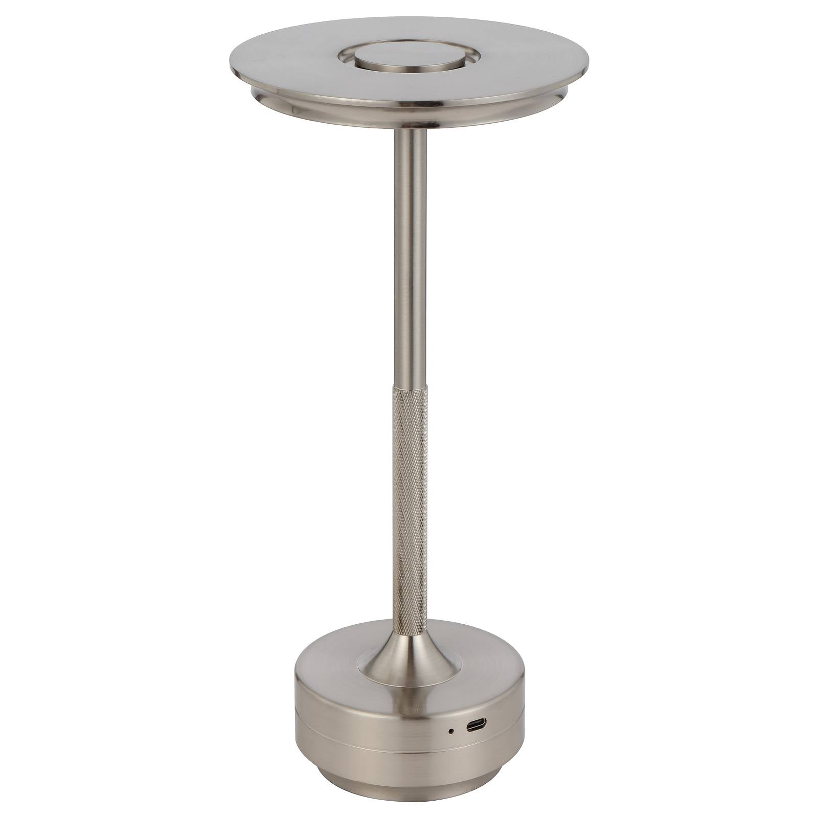 Zico Rechargeable Table Lamp, Nickel