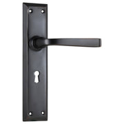 Menton Lever Lock Set, Antique Copper