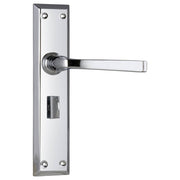 Menton Privacy Lever Set, Chrome