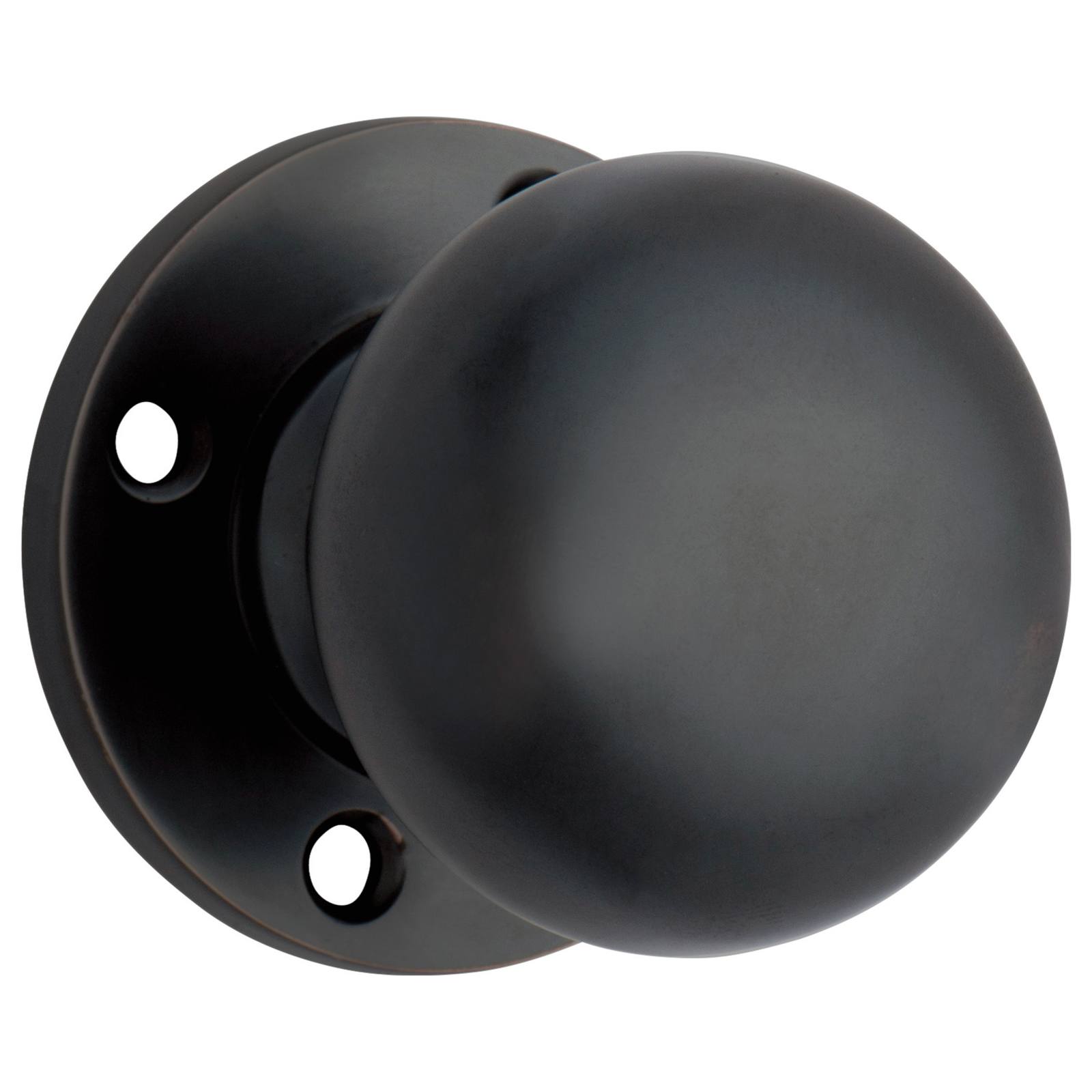 54mm Round Rose Pre-drilled Mortice Knob, Antique Copper