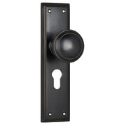 Milton Euro Knob Set, Antique Copper