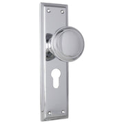 Milton Euro Knob Set, Chrome