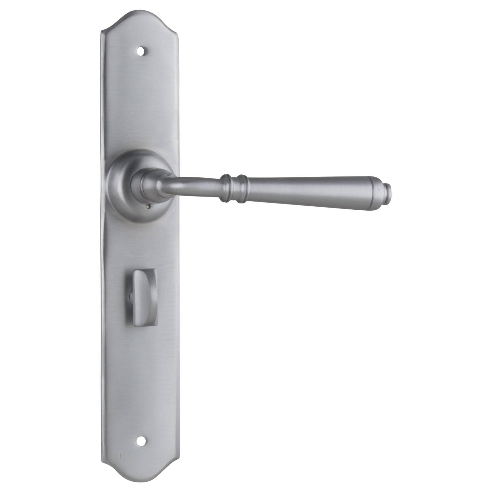 Reims Privacy Lever Set, Satin Chrome