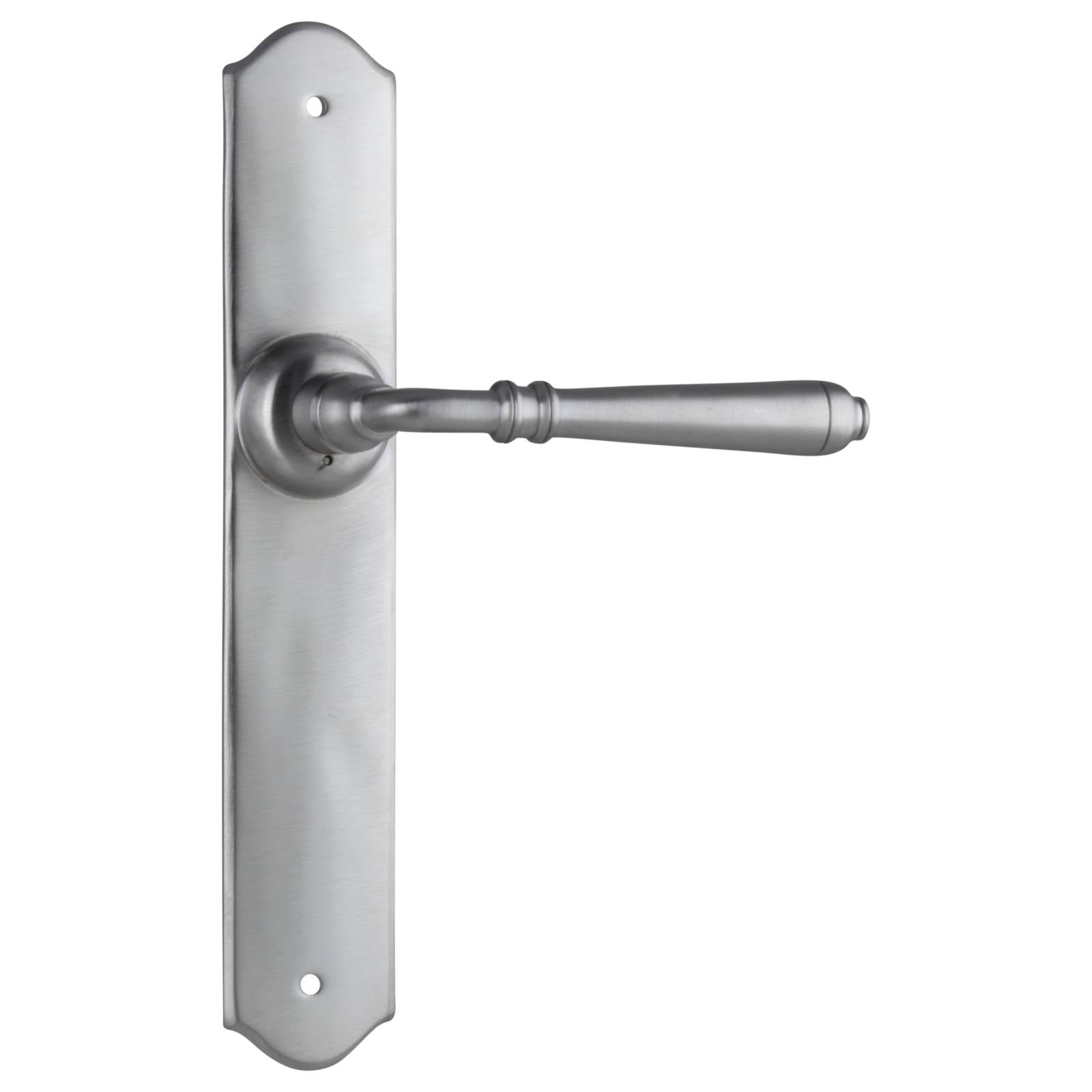 Reims Lever Latch Set, Satin Chrome