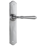 Reims Lever Latch Set, Satin Chrome