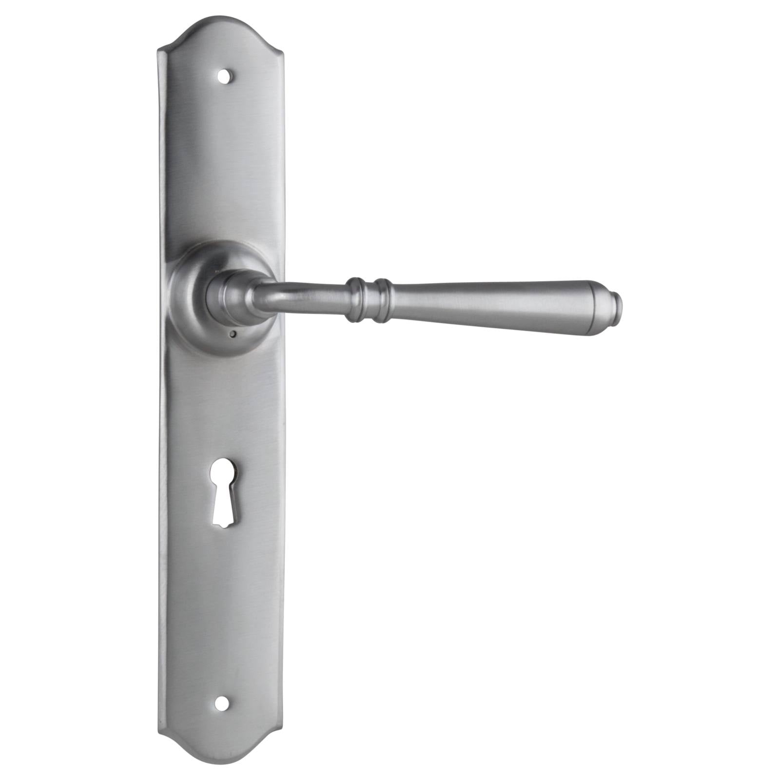 Reims Lever Lock Set, Satin Chrome