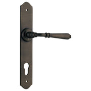 Reims 85mm Euro Lever Set, Antique Brass