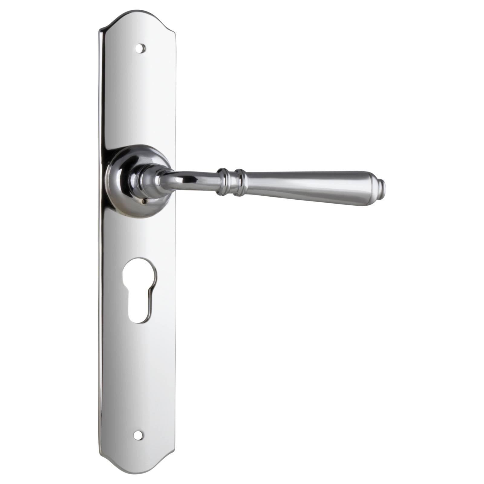 Reims Euro Lever Set, Chrome