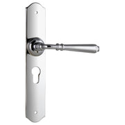 Reims Euro Lever Set, Chrome