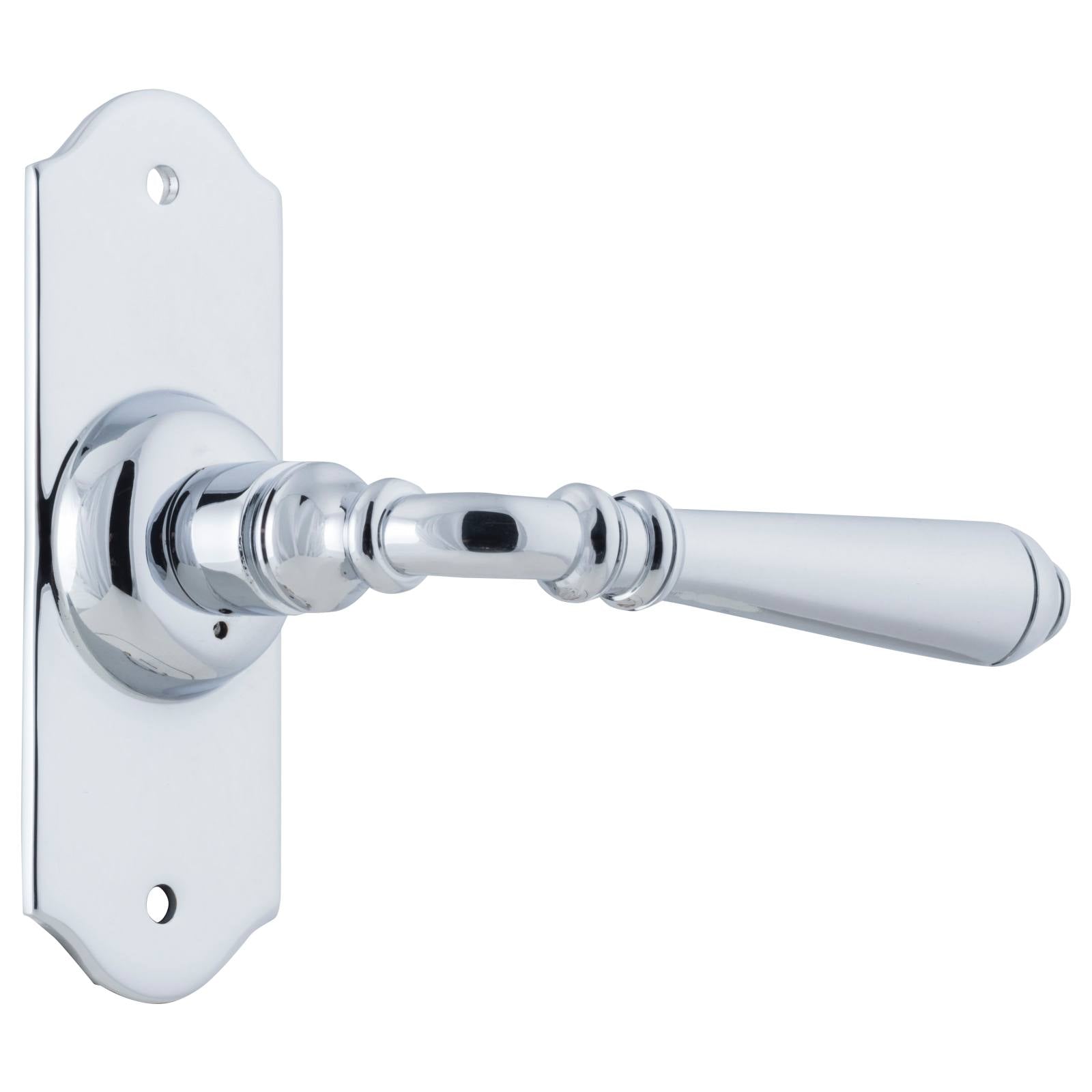 Small Reims Lever Latch Set, Chrome