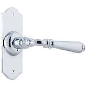 Small Reims Lever Latch Set, Chrome