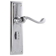 Milton Privacy Lever Set, Chrome