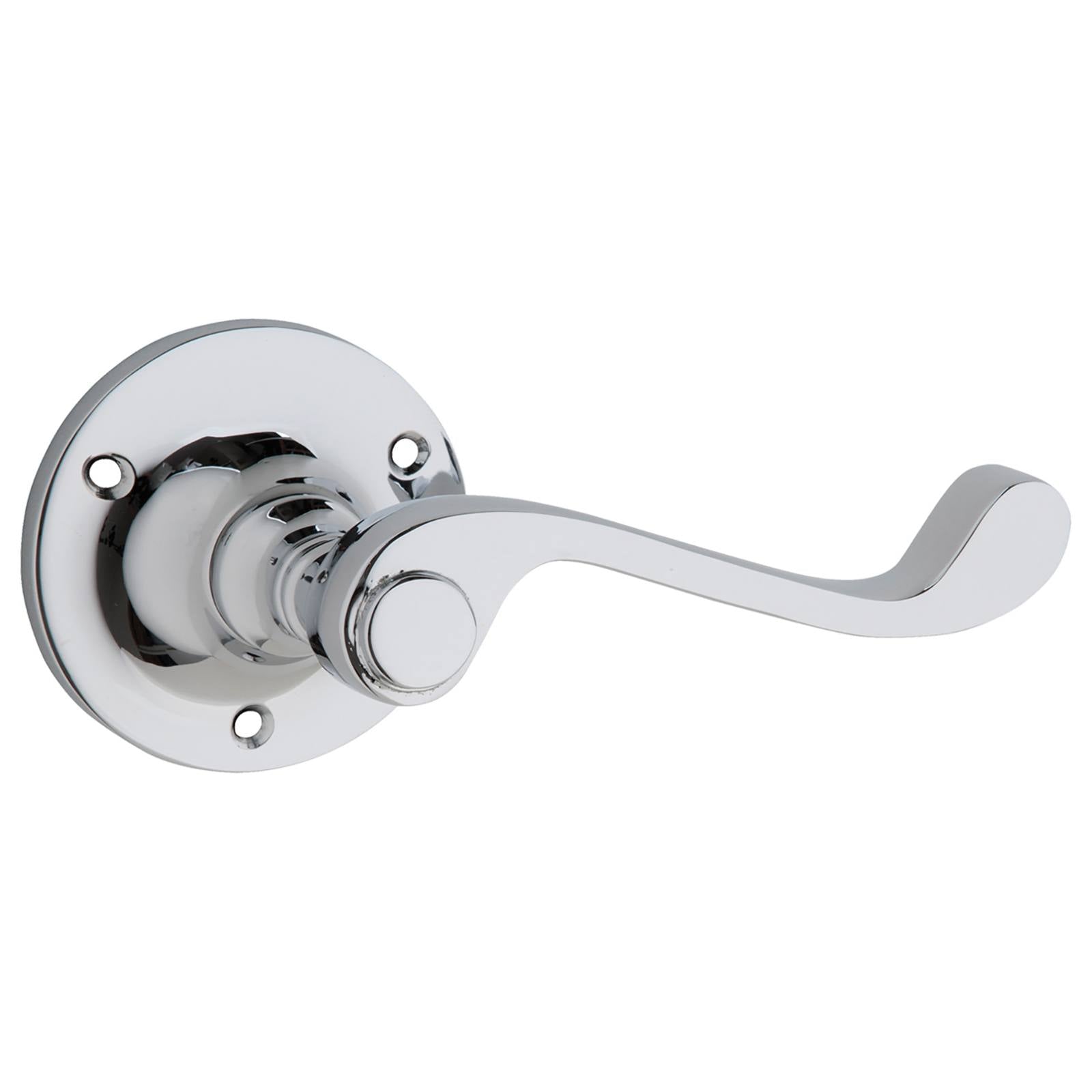 Milton Lever on Rose Set, Chrome