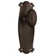 Bungalow Knob Latch Set, Antique Brass