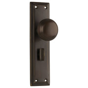 Richmond Privacy Knob Set, Antique Brass