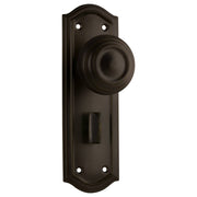 Kensington Privacy Knob Set, Antique Brass