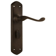 Windsor Privacy Lever Set, Antique Brass