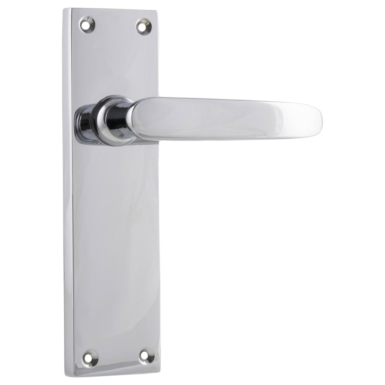 Balmoral Lever Latch Set, Chrome