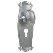 Bungalow Euro Knob Set, Satin Chrome