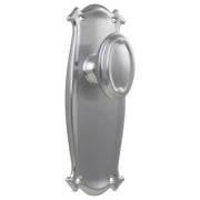 Bungalow Knob Latch Set, Satin Chrome