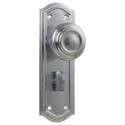 Kensington Privacy Knob Set, Satin Chrome