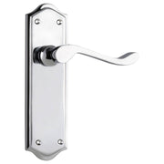 Henley Lever Latch Set, Chrome