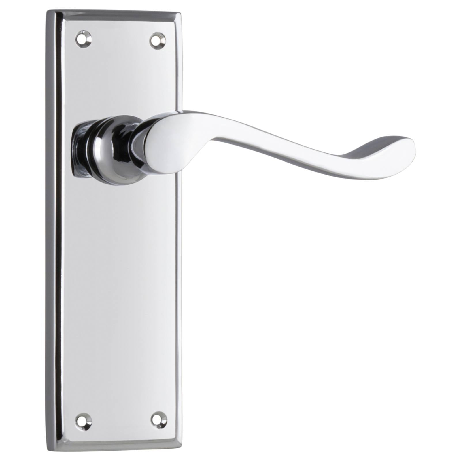 Camden Lever Latch Set, Chrome