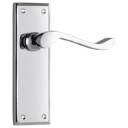Camden Lever Latch Set, Chrome