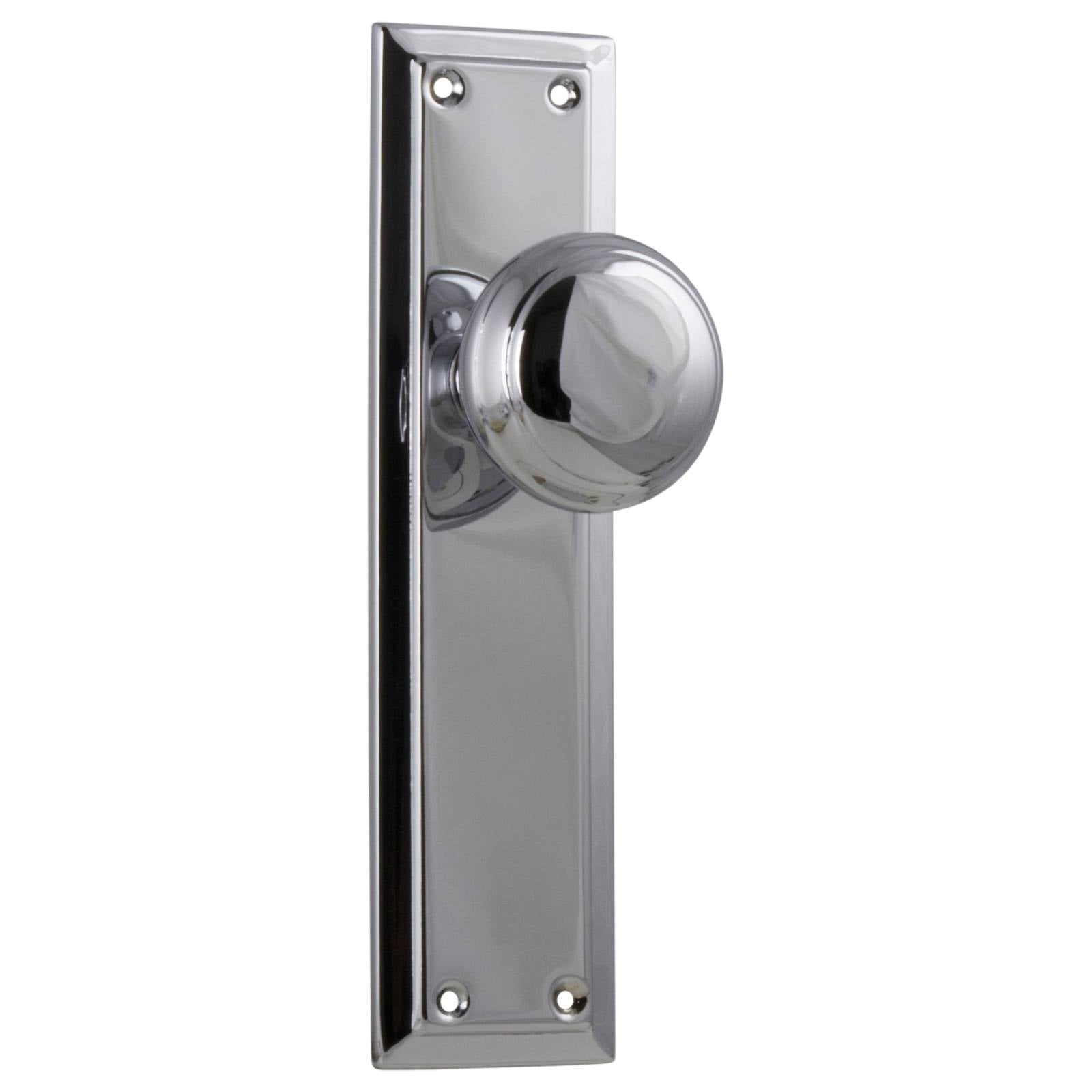 Richmond Knob Latch Set, Chrome
