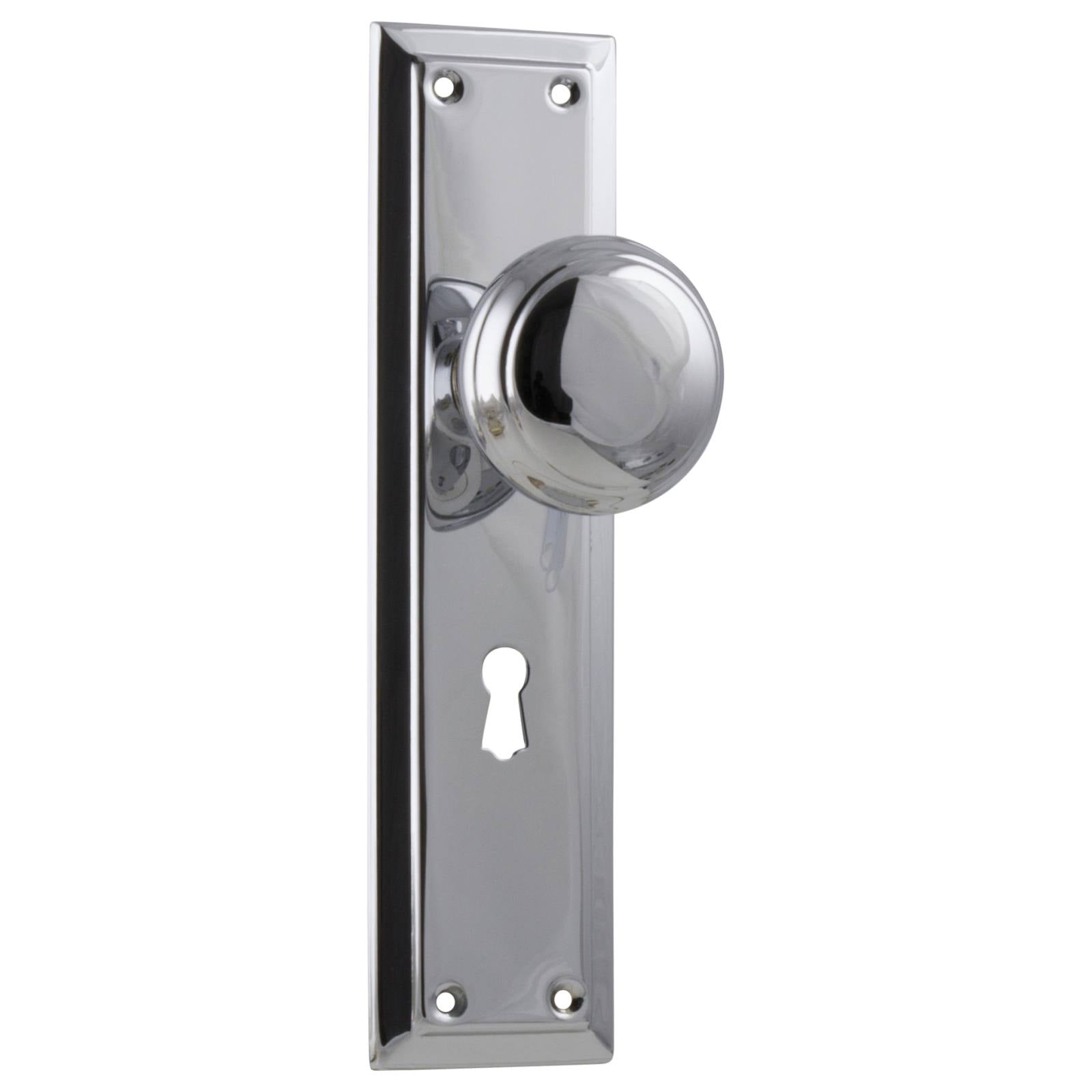 Richmond Knob Lock Set, Chrome