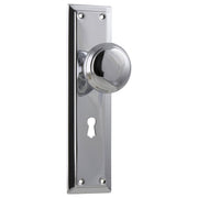 Richmond Knob Lock Set, Chrome