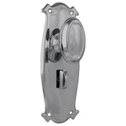 Bungalow Privacy Knob Set, Chrome