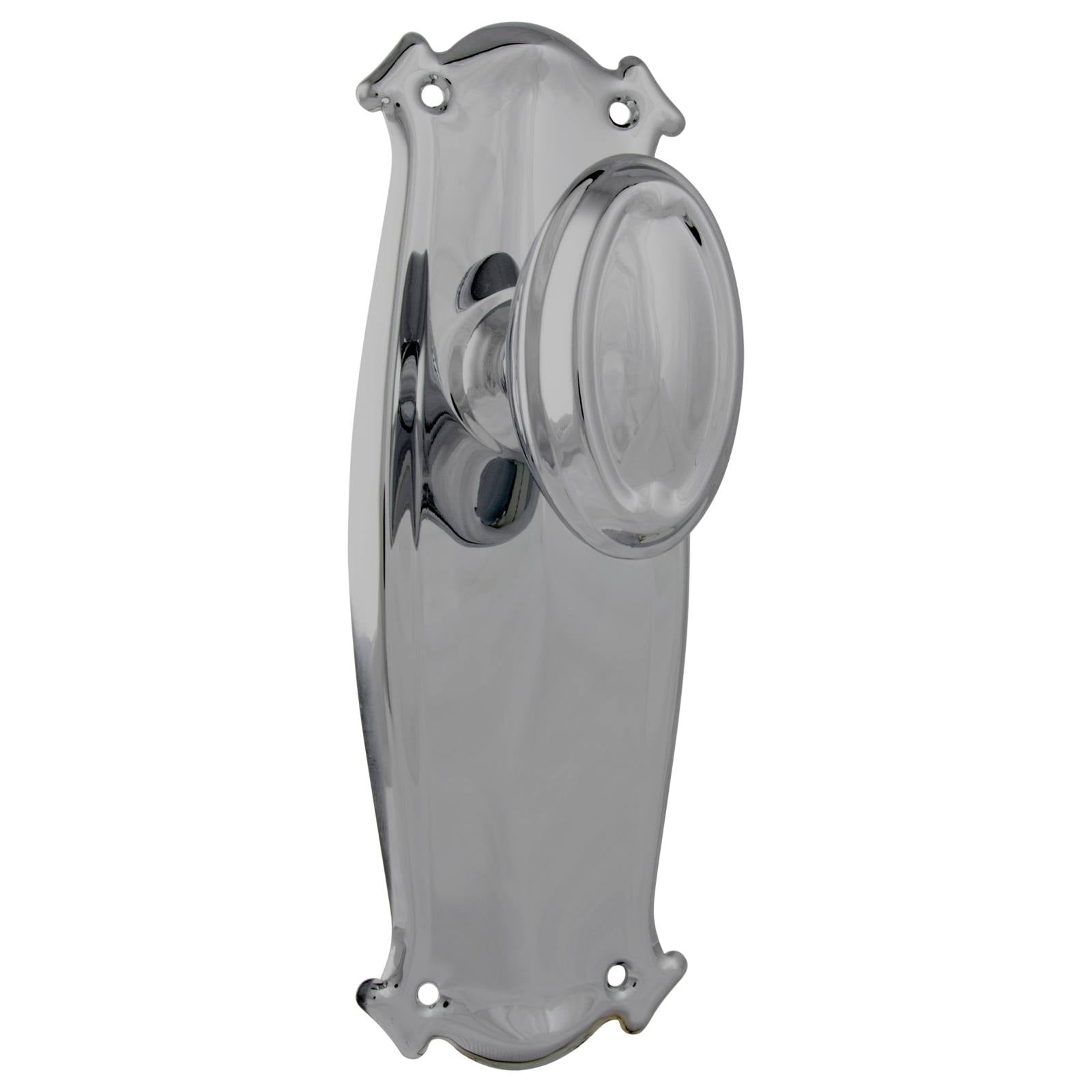 Bungalow Knob Latch Set, Chrome