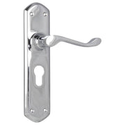 Windsor Euro Lever Set, Chrome